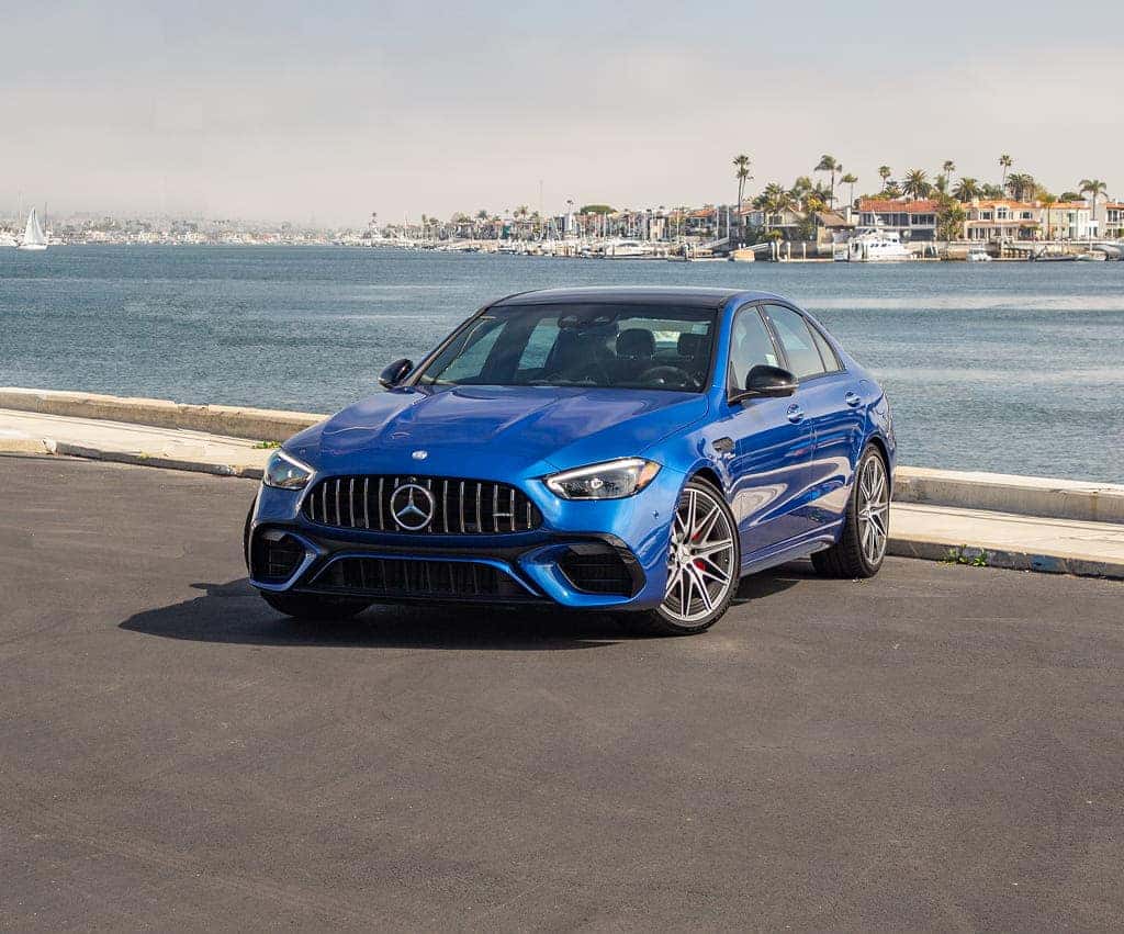 2025 Mercedes-Benz AMG® C 63 S E PERFORMANCE on racetrack