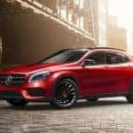 2020 Mercedes-Benz GLA SUV in red exterior