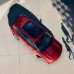 2019 Acura RDX aerial view in red
