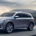 2019 Acura MDX on the highway