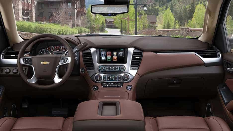 Interior Features of the New Chevrolet Suburban at Garber in Orange-Park, FL