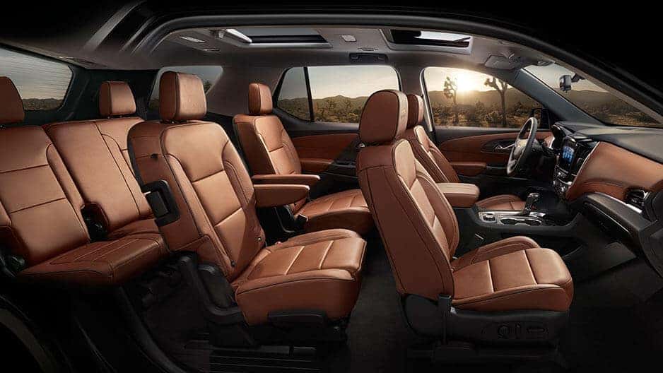 Interior Features of the New Chevrolet Traverse at Garber in Orange-Park, FL