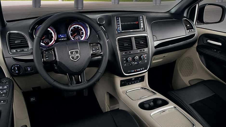 Interior Features of the New Dodge Grand Caravan at Garber in Orange-Park, FL