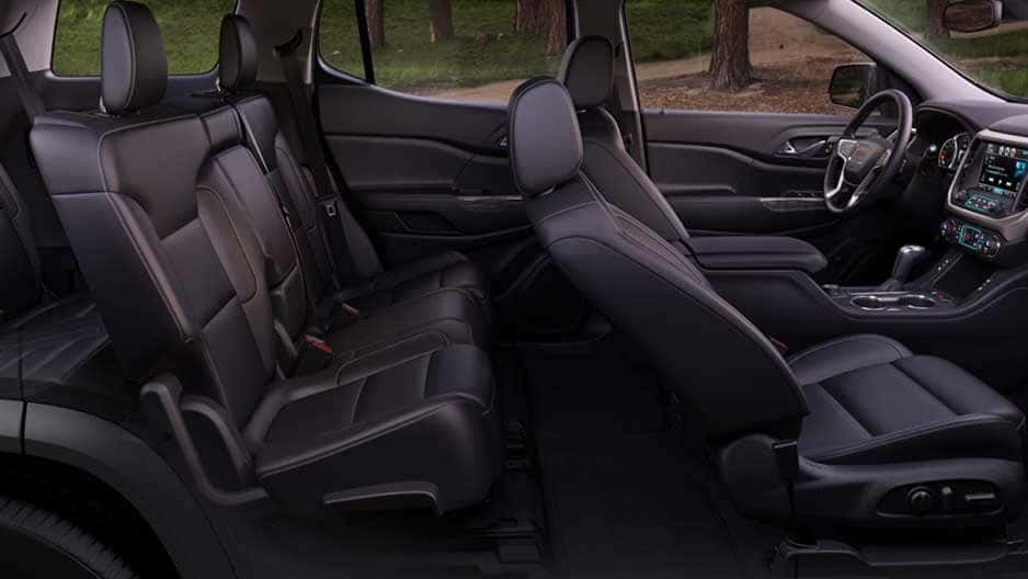 Interior Features of the New GMC Acadia at Garber in Orange-Park, FL