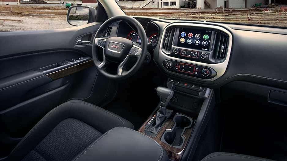 Interior Features of the New GMC Canyon at Garber in Orange-Park, FL