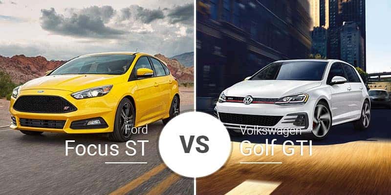 Ford Focus St Vs Volkswagen Golf Gti Hot Hatch Slugfest