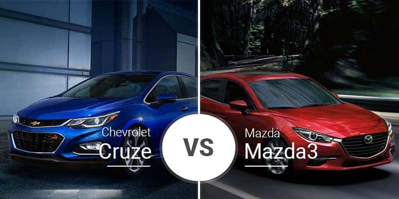 Chevy Cruze Vs Mazda3 Compact Hatchback And Sedan Showdown