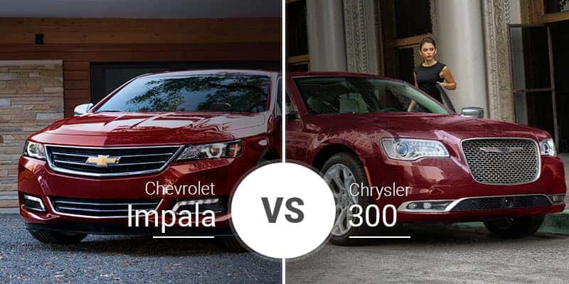 Chevy Impala Vs Chrysler 300 Big Sedan Shootout