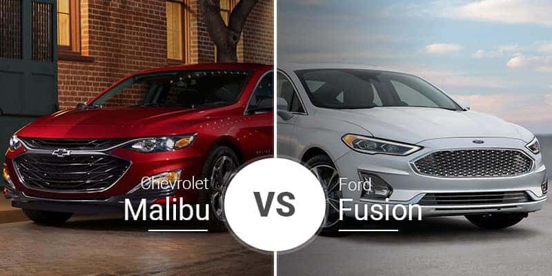 Chevy Malibu Vs Ford Fusion Midsize Sedan Shootout