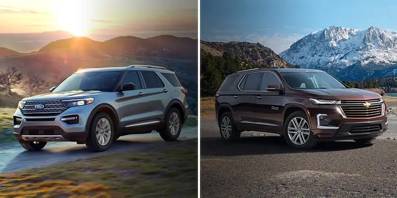 2022 Ford Explorer vs 2022 Chevrolet Traverse | Garber Ford