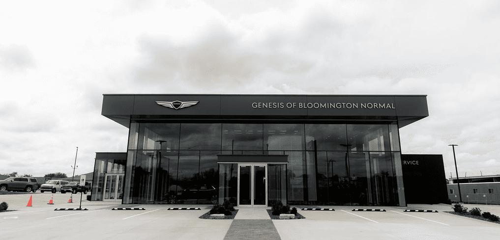 Genesis of Bloomington-Normal dealership.