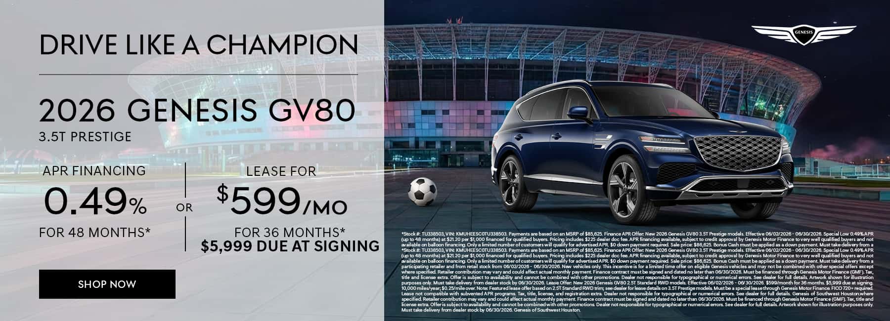 GV80 3.5T Prestige
