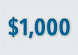 $1,000 Turn-In Special