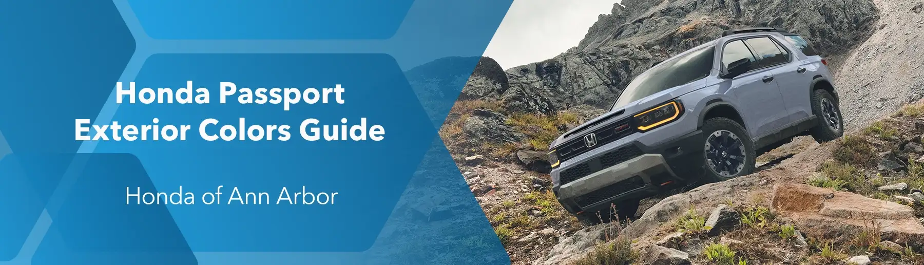 Honda Passport Exterior Colors Guide