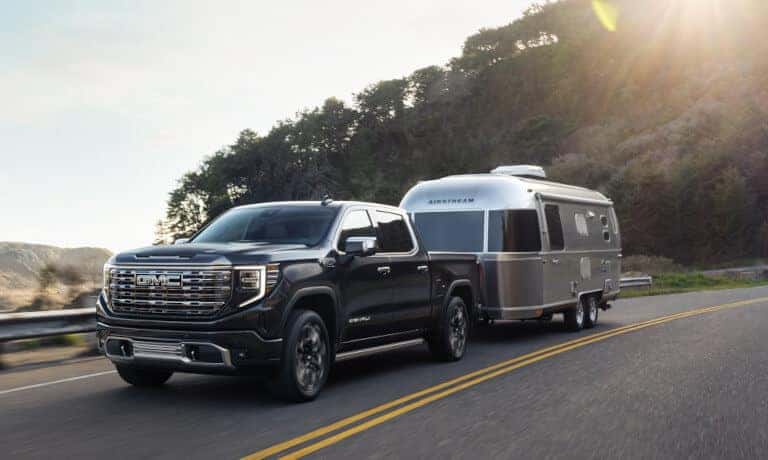 2023 GMC Sierra 1500 exterior towing a trailer