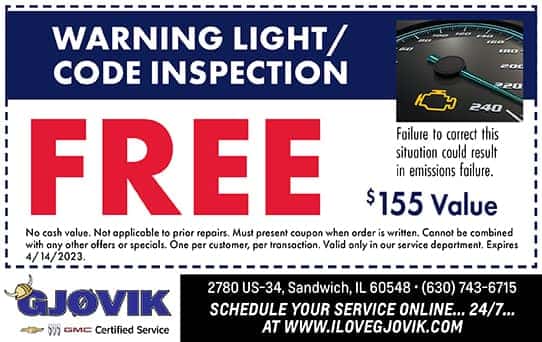 Warning Light / Code Inspection