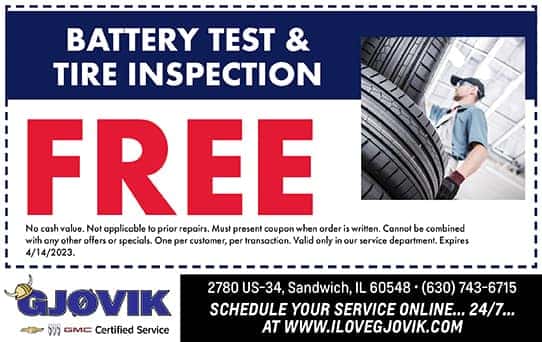 Battery Test & Tire Inspection