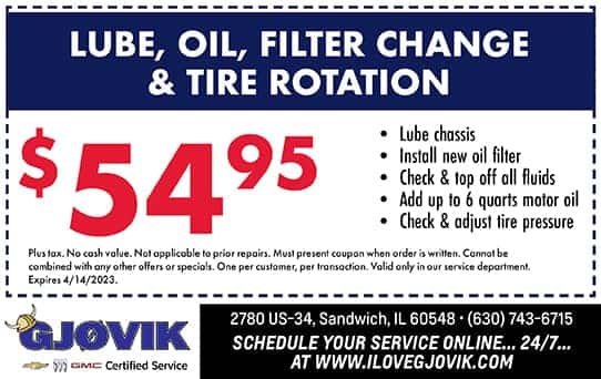 Lube, Oil, Filter Change, & Tire Rotation