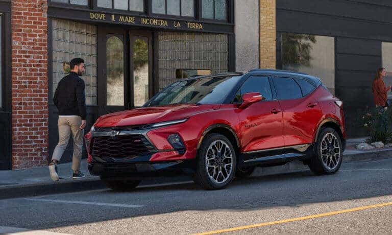 2023 Chevy Blazer exterior parked on city street