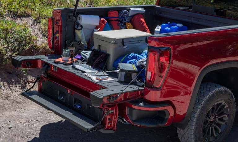 2024 GMC Sierra 1500 cargo space in bed