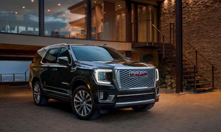 2023 GMC Yukon exterior parked outside home