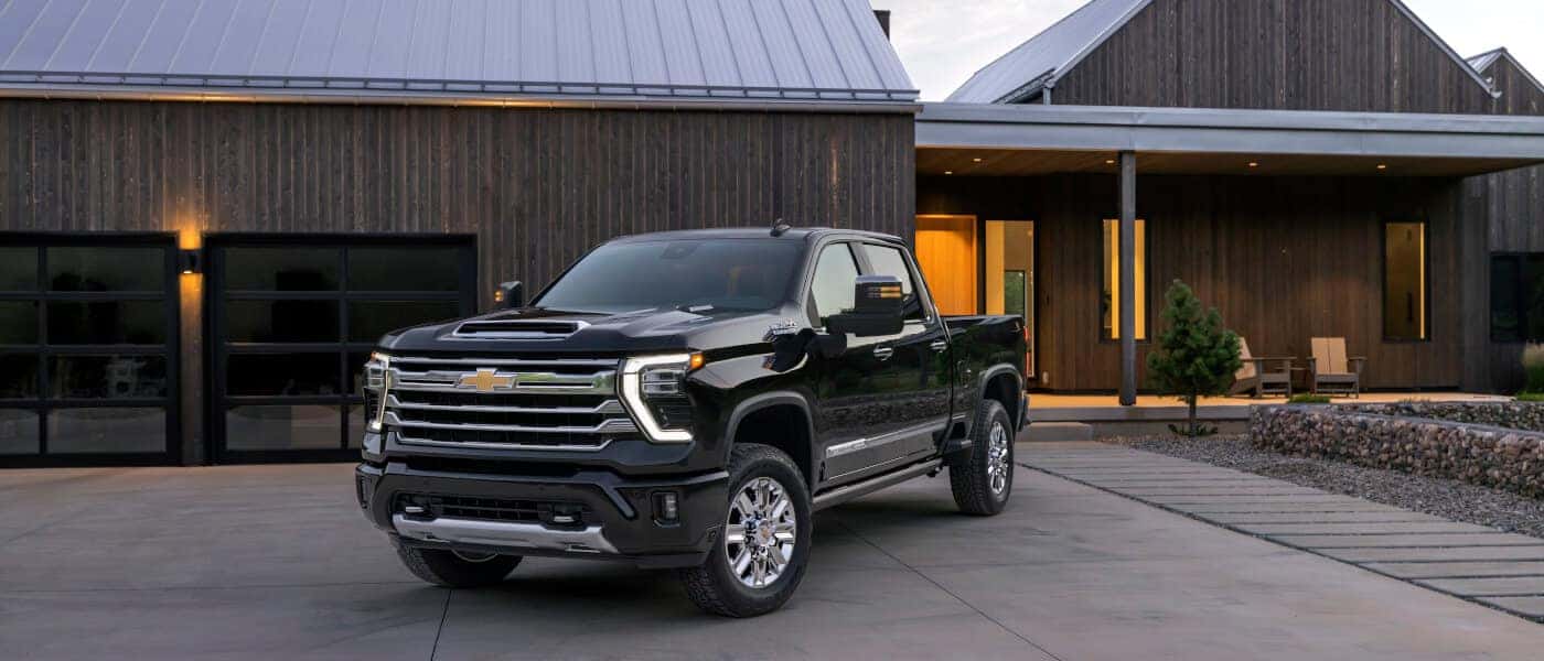 2024 Chevrolet Silverado 2500 HD exterior outside home at dusk