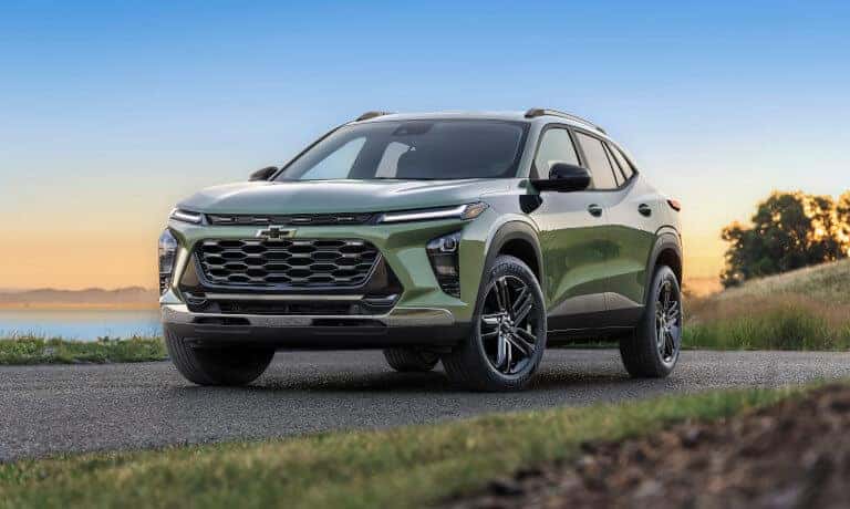 2024 Chevy Trax exterior lake at sunset