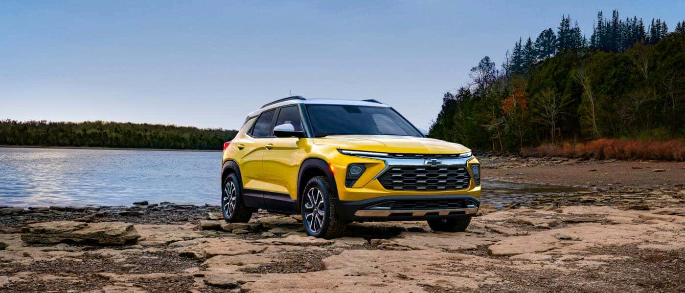 2024 Chevy Trailblazer exterior parked by lake
