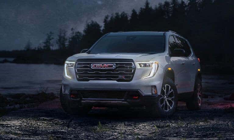 2024 GMC Acadia exterior beach at night