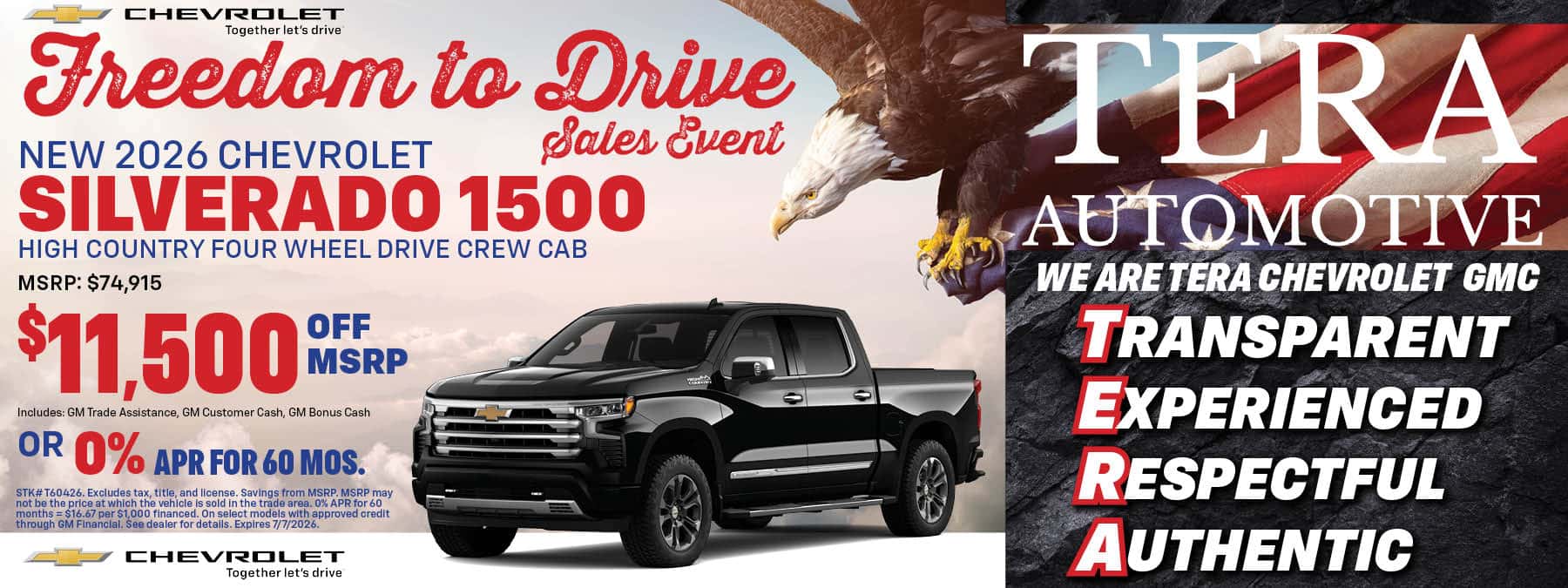 2026 Chevy Silverado 1500 Offer