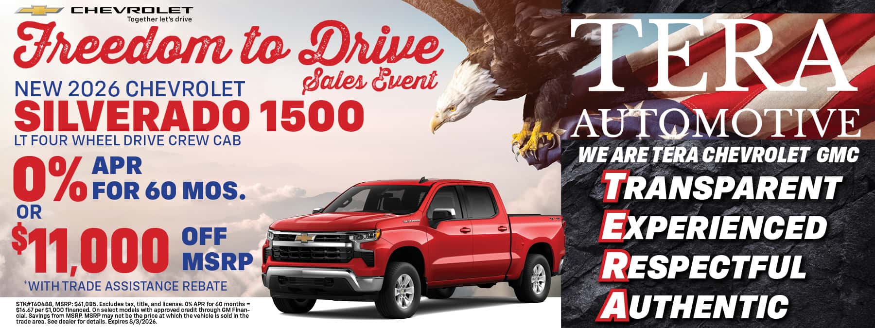 2026 Chevy Silverado 1500 Offer