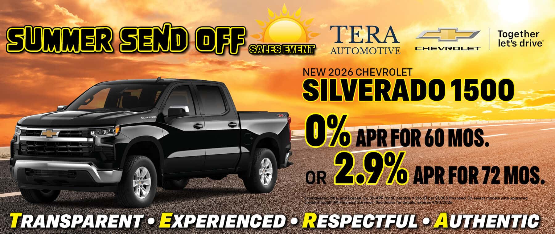 2026 Chevy Silverado 1500 Offer