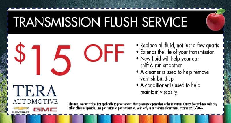 $15 Off Transmission Flush Service