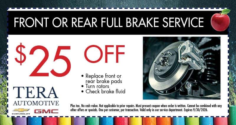 $25 Off Front or Rear Full Brake Service