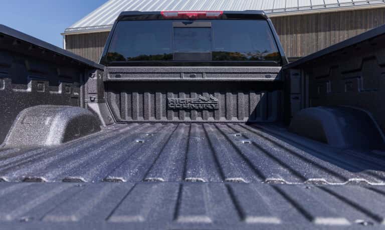 2026 Chevy Silverado 2500 HD bed closeup