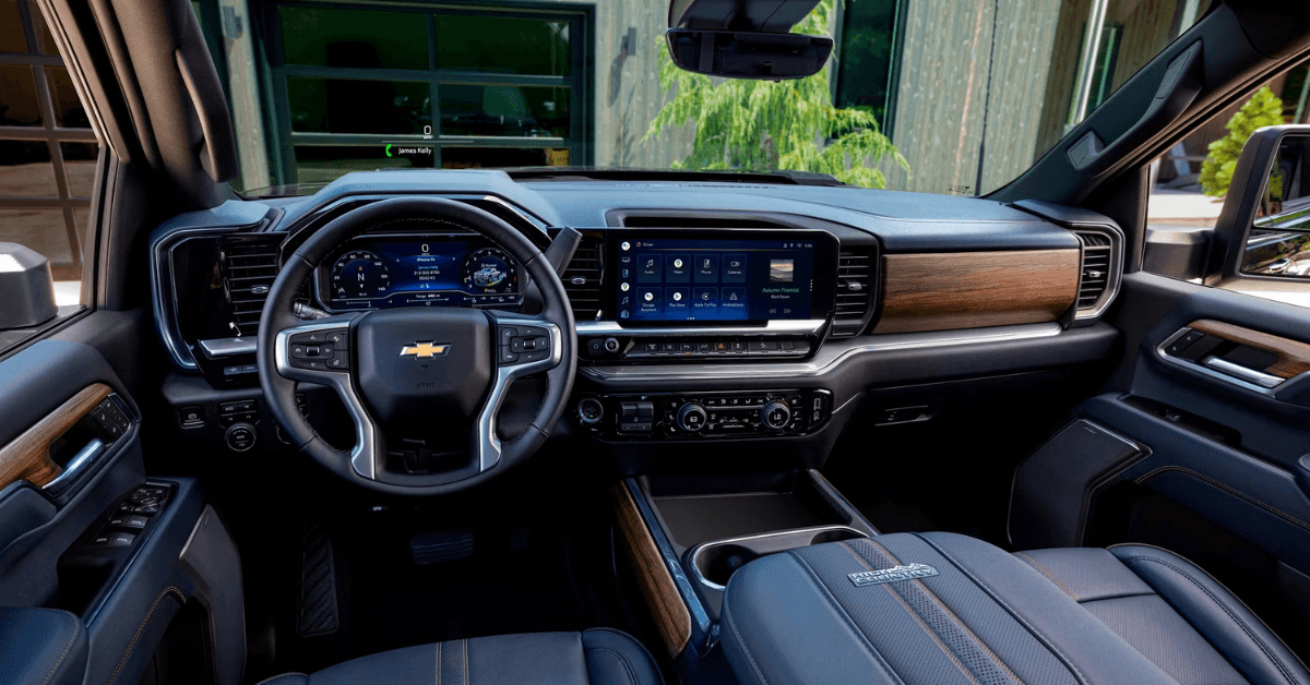 Chevy silverado 2500 interior seating and dashboard