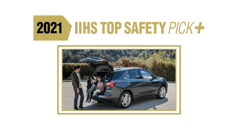 2021 Chevy Equinox Rated Iihs Top Safety Pick For Excellence In Safety