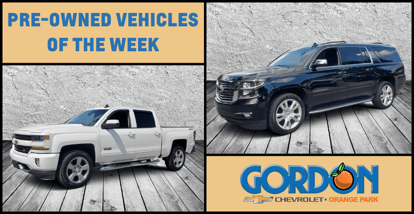 Pre-owned vehicles of the week