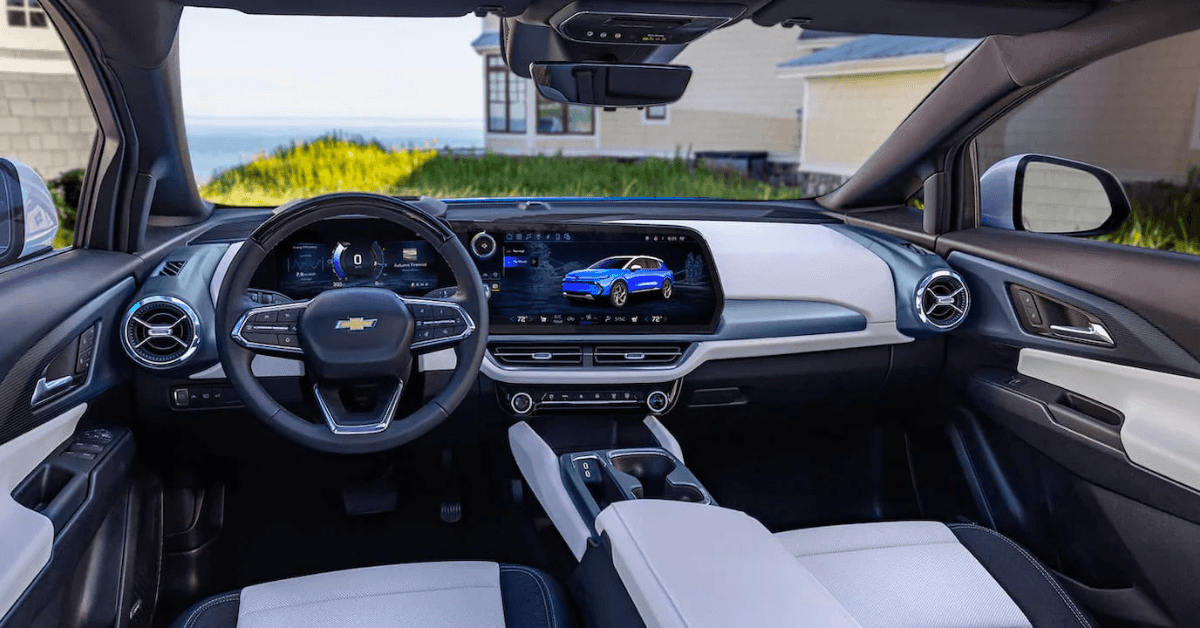 Interior of the 2024 Chevrolet Equinox EV