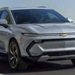 2025-Chevy-Equinox-EV on the road