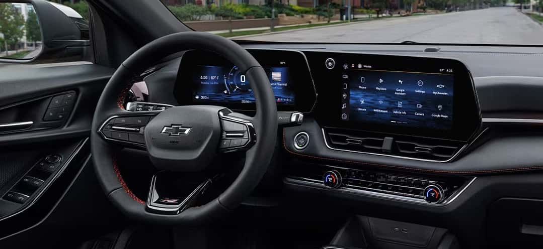 2025 Chevy Equinox steering wheel, dashboard, and infotainment system 2025 Chevy Equinox steering wheel, dashboard, and infotainment system