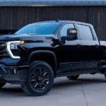 Chevy Silverado 2500 parked outside a house