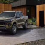 2025 Chevy Colorado parked in a driveway