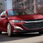 2024 Chevy Malibu on the road