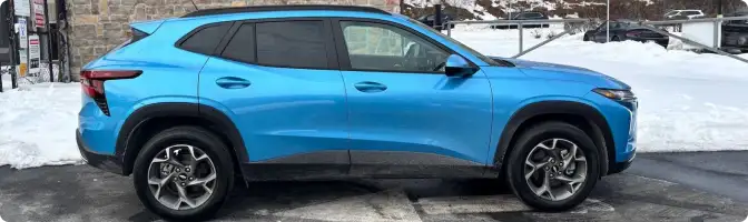 2026 Chevrolet Trax and 2026 Nissan Kicks side-by-side comparison