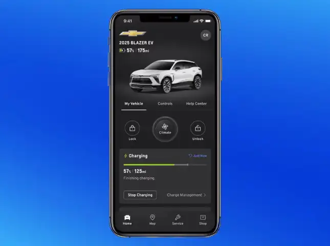 myChevrolet mobile app for remote vehicle access