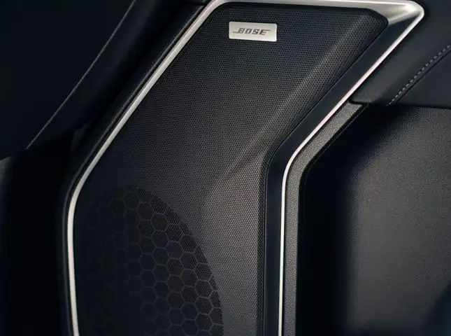 Chevrolet cabin speaker with acoustic engineering detail