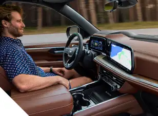 Chevrolet driver seat with Safety Alert Seat haptic technology