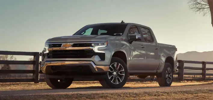 Chevrolet truck with Safety Alert Seat on premium utility trims