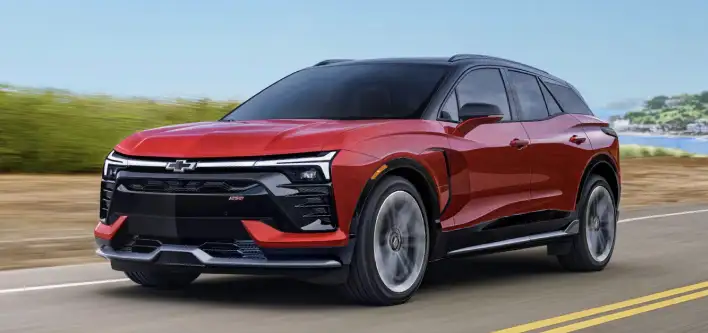Chevrolet electric model with native infotainment software